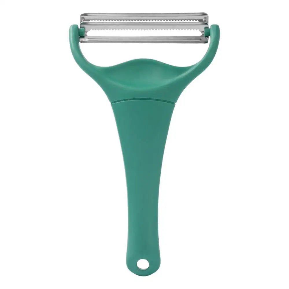Double-Headed Vegetable Peeler & Cabbage Slicer Shredder Vegetable Slicer Shredder Babs green