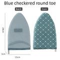 Portable Mini Steamer Mitten Iron Gloves & Ironing Pad Set Ironing Glove Set Babs Blue Plaid-JT