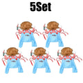Dog Halloween Doll Costume – Funny Outfit for Small & Medium Pets Pet Halloween Costume Babs 5Set XL