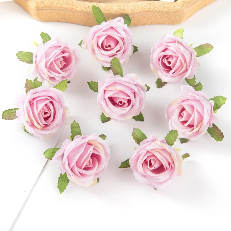 Silk Rose Artificial Flowers for Wedding, Wreath & Home Décor Artificial Silk Flowers Babs color 6 40 pcs