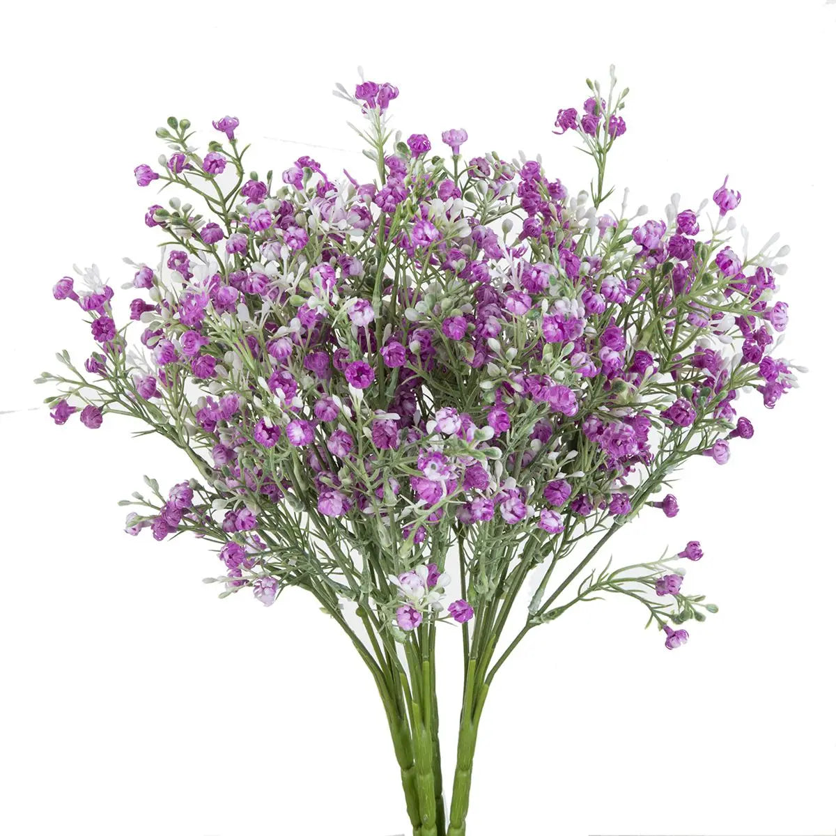 Artificial Gypsophila Flowers – Wedding & Home Décor Set Artificial Flower Stems Babs color 5 20 pieces