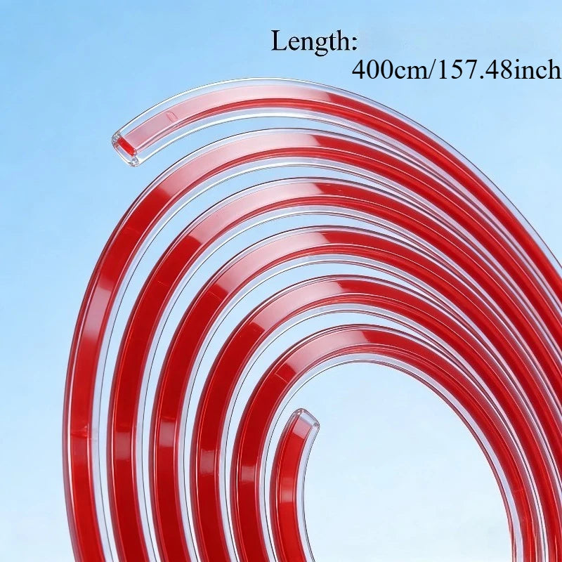4m Transparent PVC Car Door Protection Strip – Scratch Guard Car Door Protector Babs 400cm