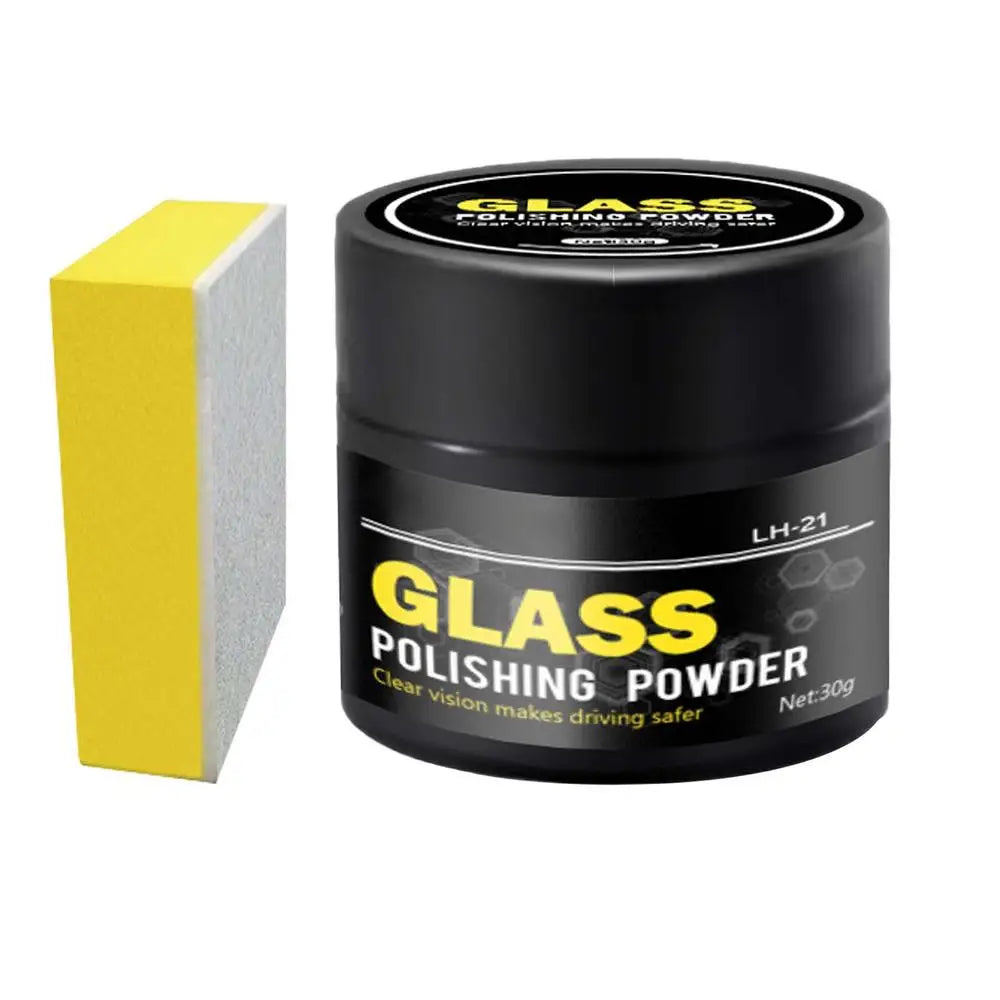 Cerium Oxide Glass Polishing Kit – Car Window & Mirror Restorer Glass Polishing Compound Babs powder with wipe