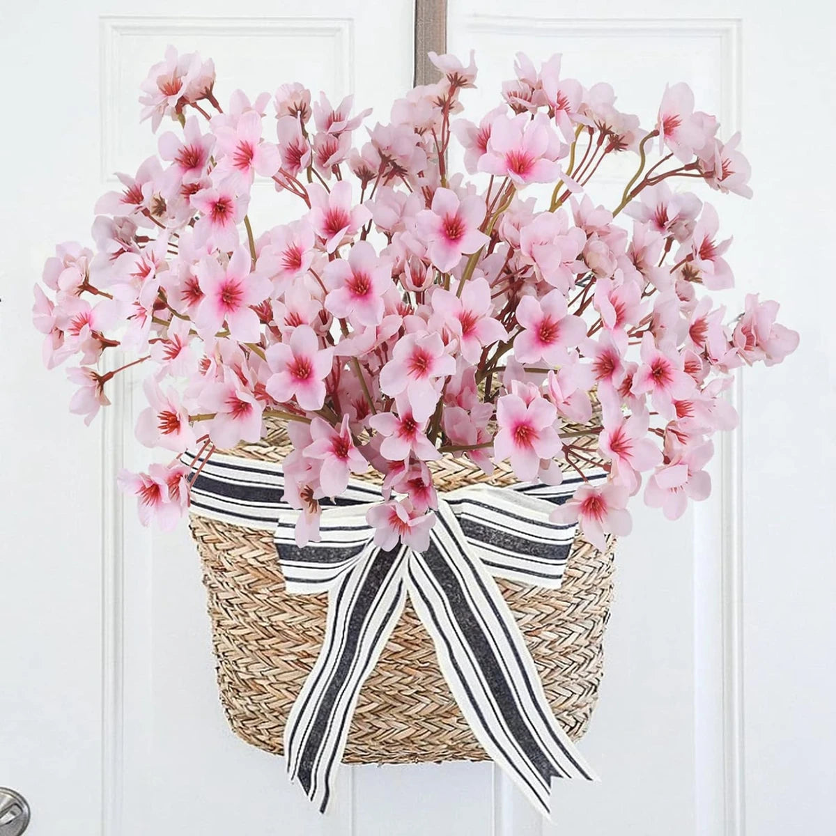 Silk Peach Blossom Artificial Flowers – Wedding & Home Décor Artificial Flower Stems Babs
