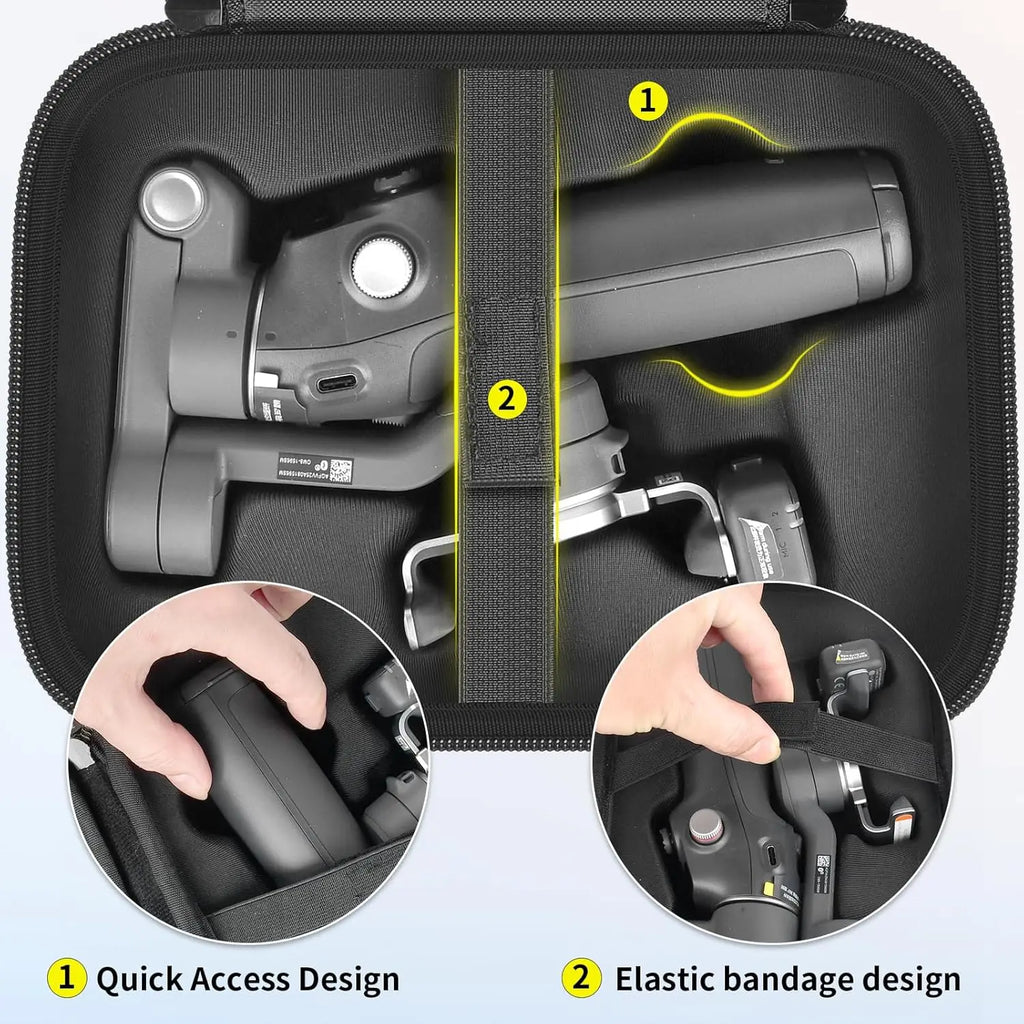Hard Travel Case for DJI Osmo Mobile 8/7P/7 Gimbal Stabilizer Gimbal Carrying Case Babs