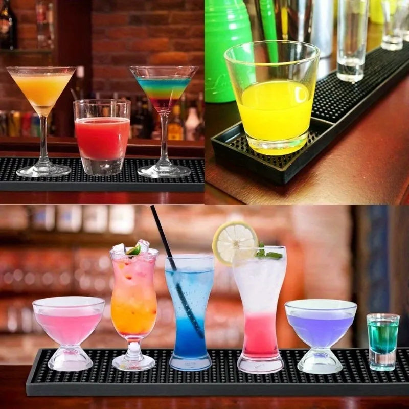 Bar Mat Non-Slip Rubber Drain Mat for Bar & Restaurant Bar Drain Mat Babs