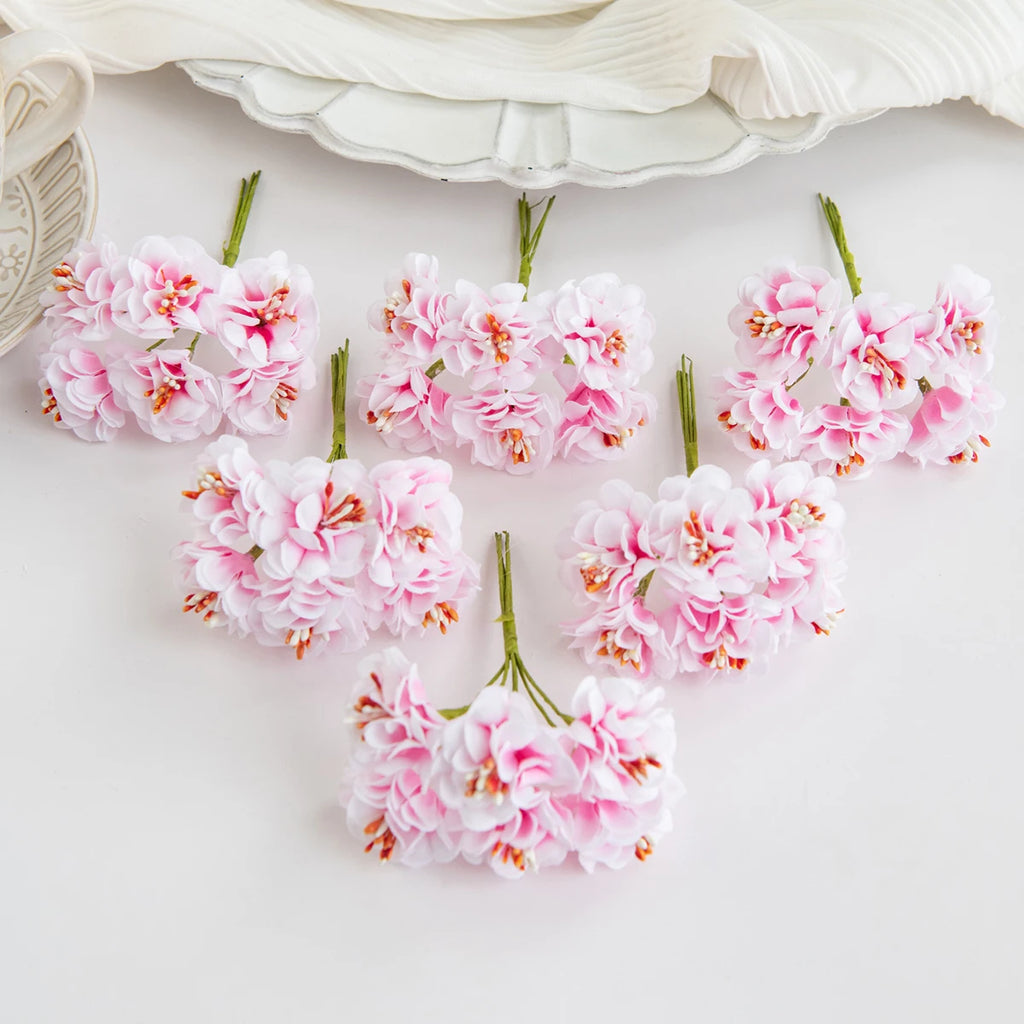 Silk Artificial Mini Flower Bouquet – Wedding & Home Décor Artificial Flower Bouquet Babs