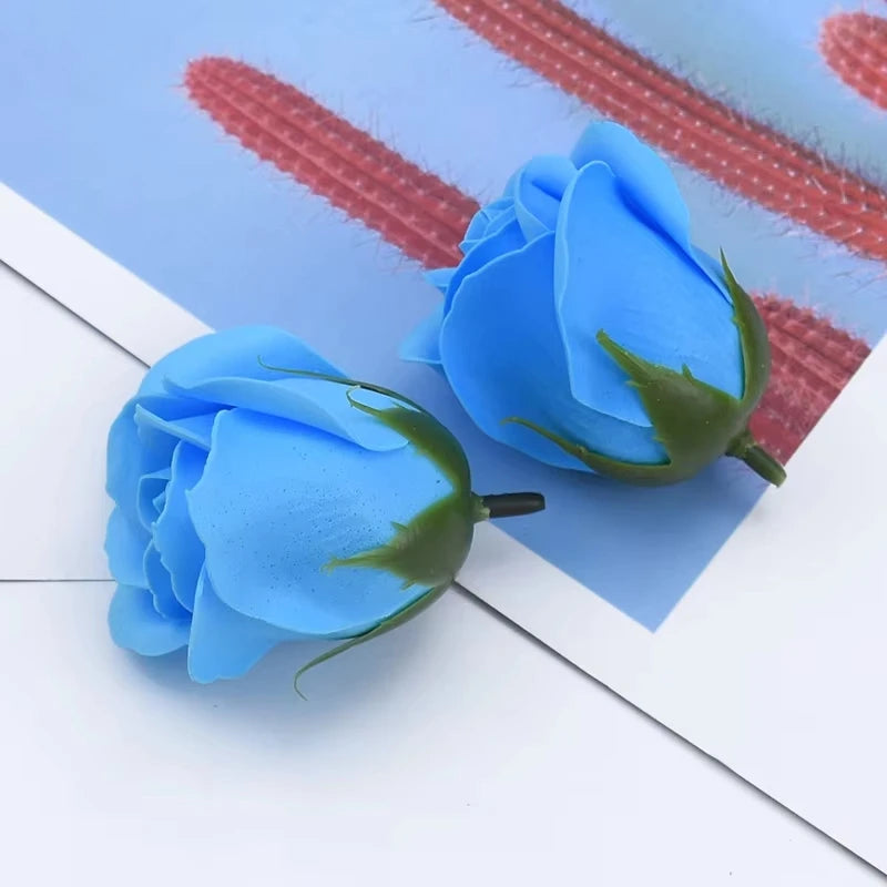 Soap Flower Rose Heads – Artificial Bouquet for Wedding & Décor Artificial Soap Flowers Babs color 5 5 pcs