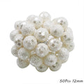 White Artificial Cherry Stamen Berry Bundle | DIY Xmas & Wedding Decor Artificial Flower Bundle Babs F13