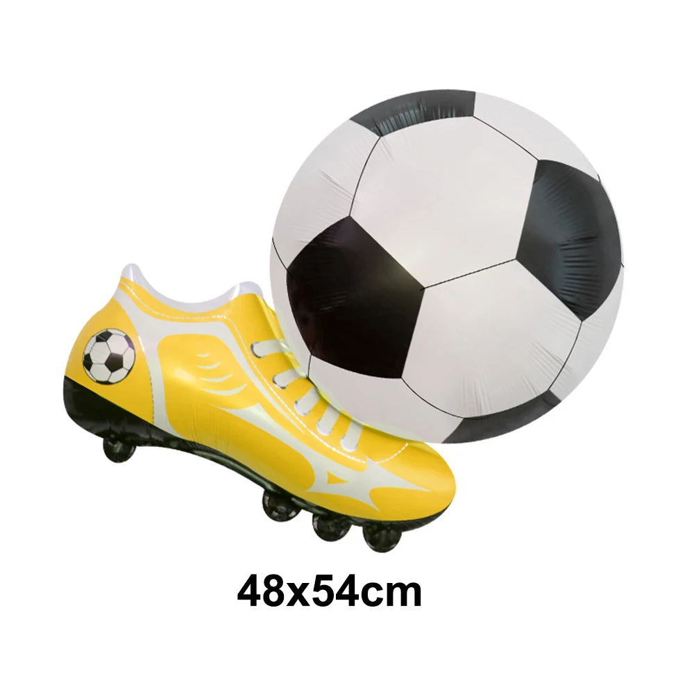 Boy's 8th Birthday Soccer Foil Balloons Party Set Birthday Party Balloons Babs Olive As pictures show