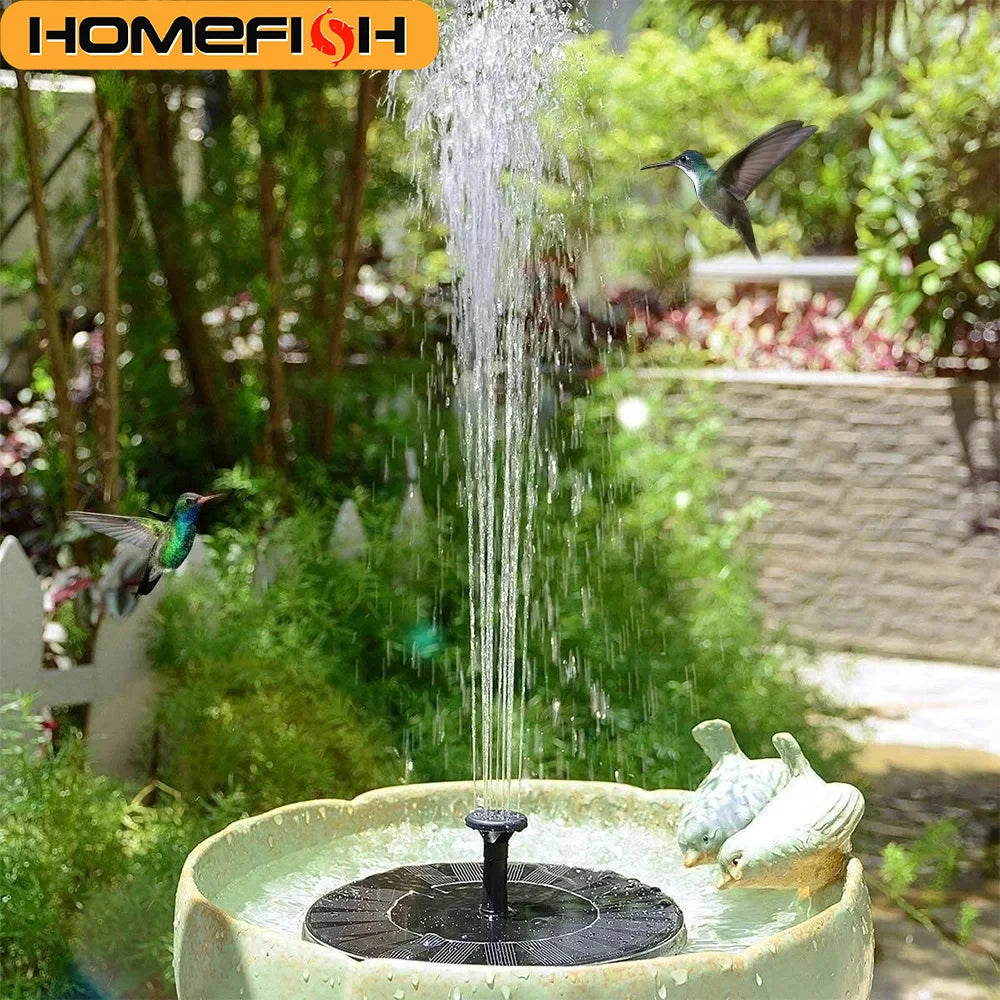 Mini Solar Water Fountain – Garden Pond & Bird Bath Pump Solar Garden Fountain Babs