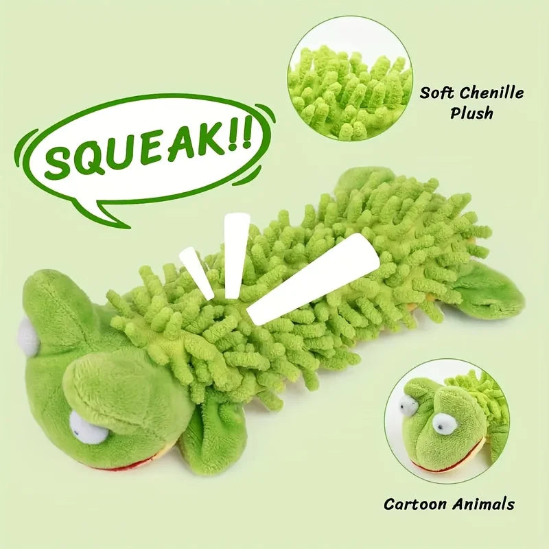 Squeaky No-Stuffing Crinkle Plush Dog Toys – All Breeds Squeaky Dog Toy Babs