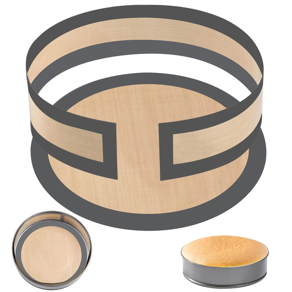 Silicone Baking Pad for Springform Pans – Non-Stick Liner Silicone Baking Liner Babs Gray