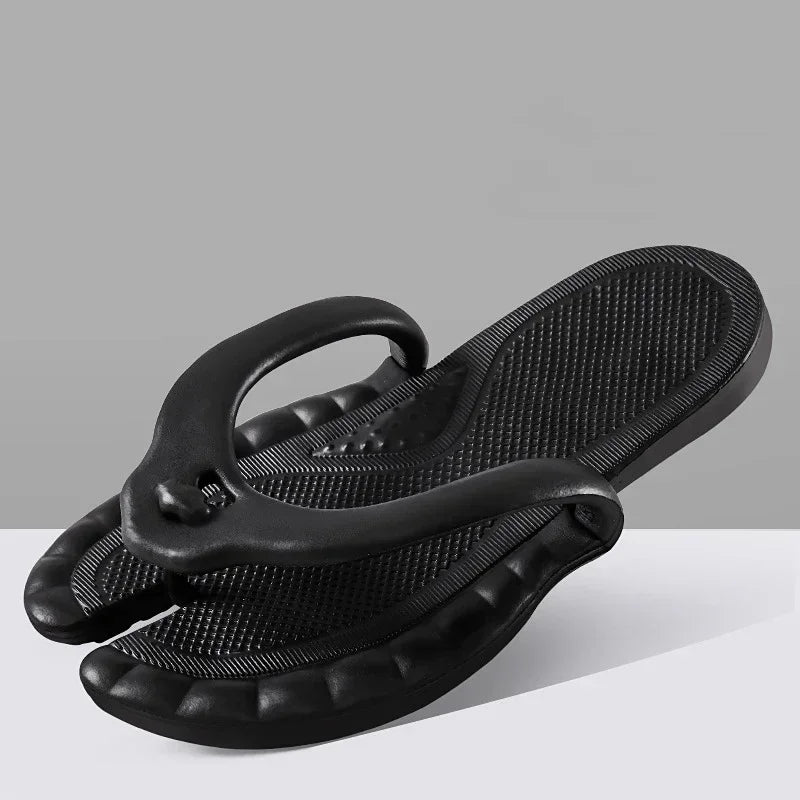Women's Anti-Slip Flip Flops – Beach & Bathroom Sandals Flip Flop Sandals Babs Black-1Pair 40-41