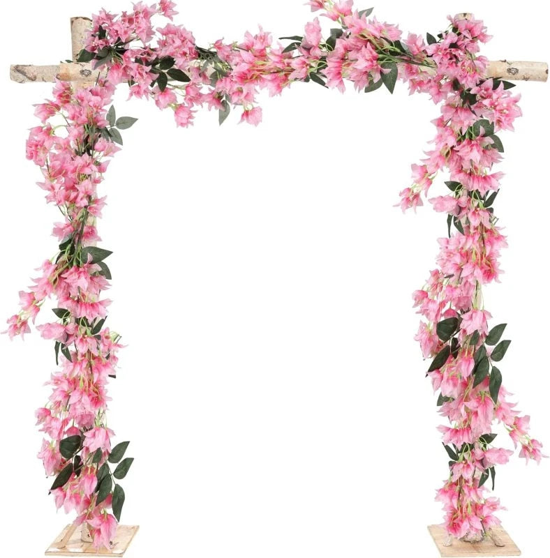 Artificial Plum Blossom Vine Garland – Wedding & Home Décor Artificial Flower Vine Babs Pink 1PC