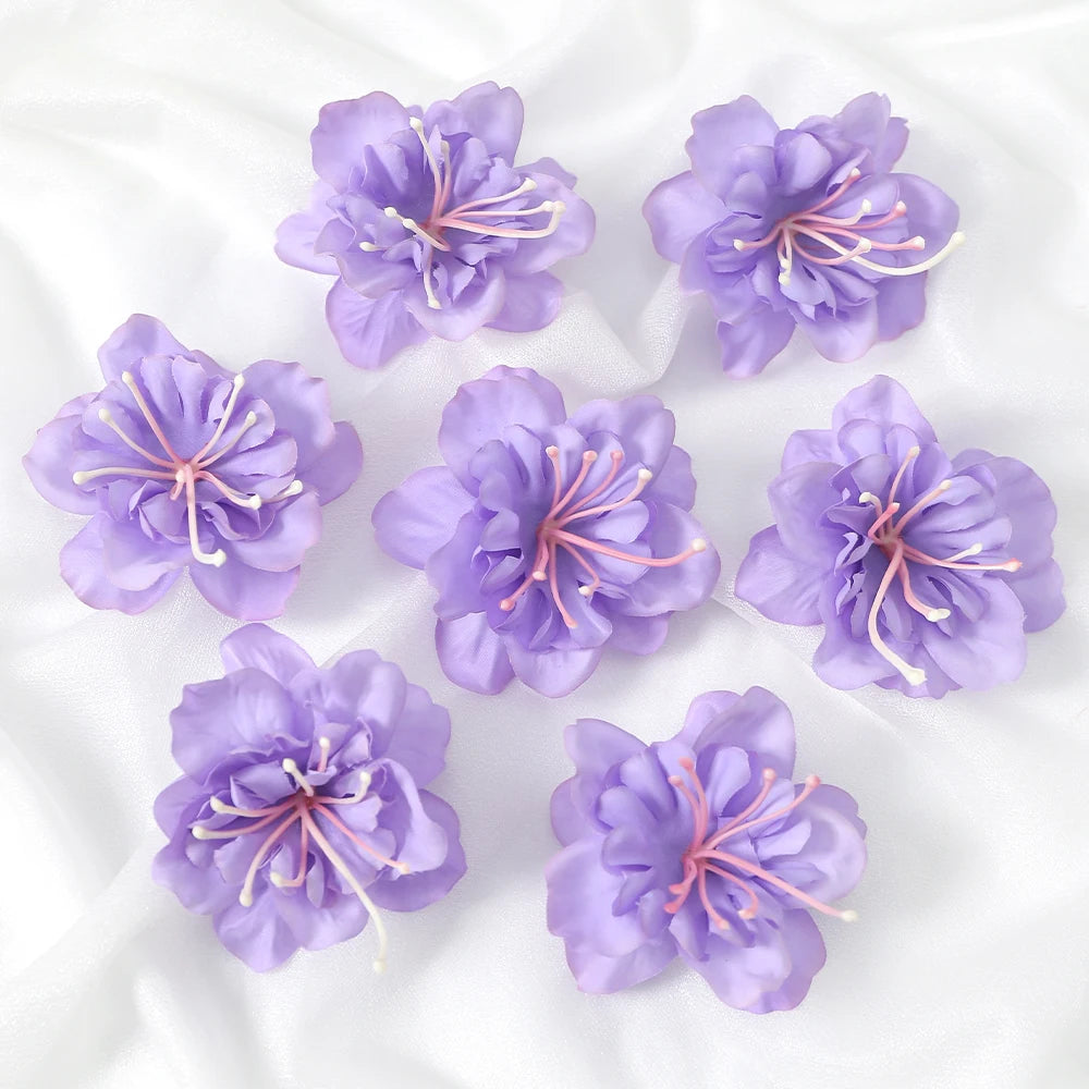 Silk Rose Artificial Flower Heads for Wedding & Home Decor Artificial Silk Flowers Babs 7 20Pcs