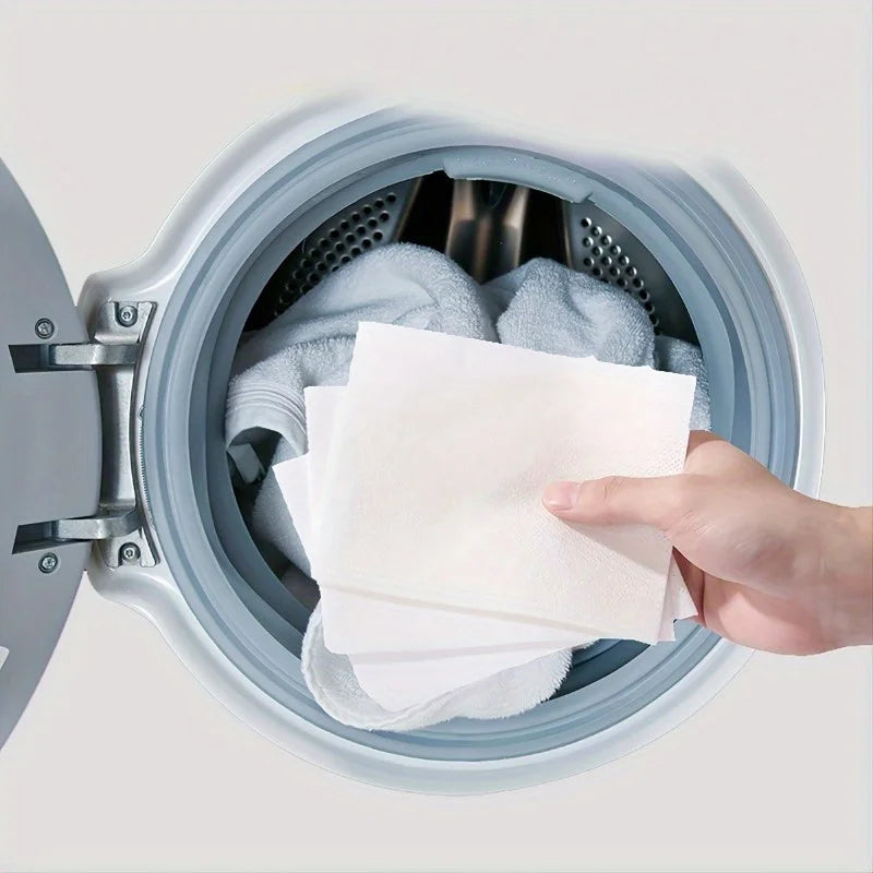 50-Pack Color Catcher Sheets – Stop Color Bleeding in Laundry Laundry Color Catcher Babs