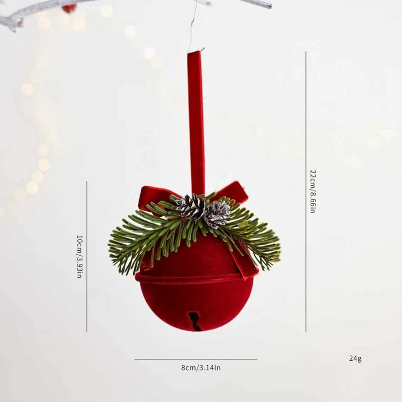 Nordic Bell Christmas Ball Ornaments – Tree Hanging Pendants Christmas Tree Ornaments Babs F