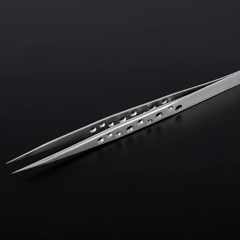 Stainless Steel Precision Tweezers – Straight & Curved Tip Precision Tweezers Babs