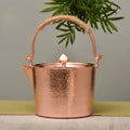 Handmade Pure Copper Kettle 1L – Thickened Teapot Copper Tea Kettle Babs red copper-1L