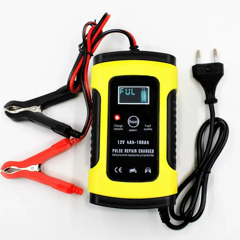 12V 5A Automatic Car Battery Charger – LCD, AGM & Wet Car Battery Charger Babs
