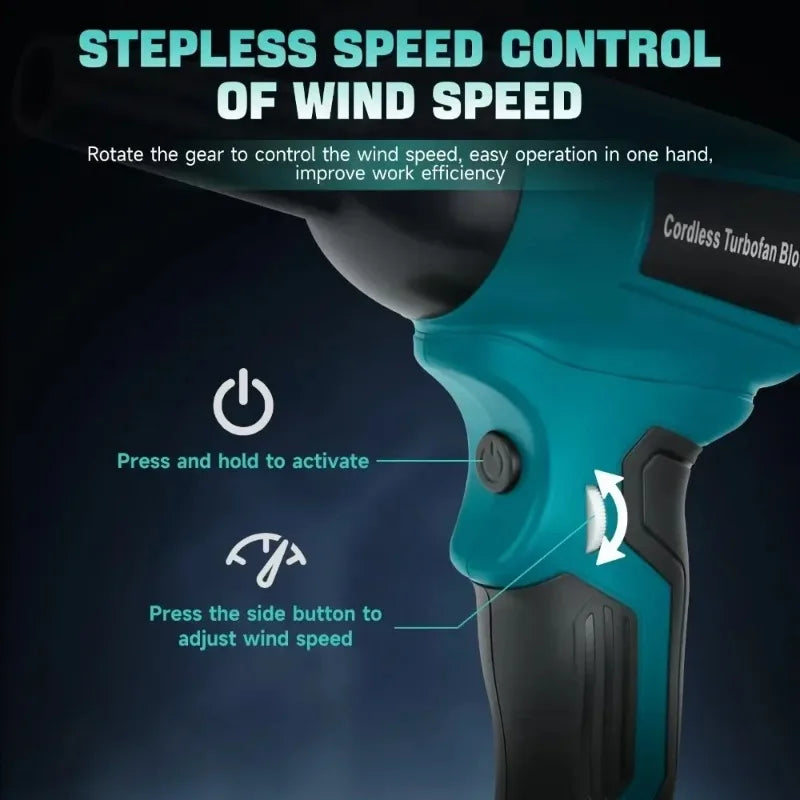 TF-05 Cordless Blower for Bosch 18V Battery – Dust & Leaf Blowgun Cordless Blower Tool Babs