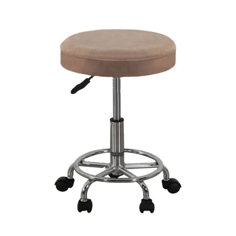 Elastic Round Stool Cover – Soft Velvet, Removable & Washable Stool Seat Cover Babs