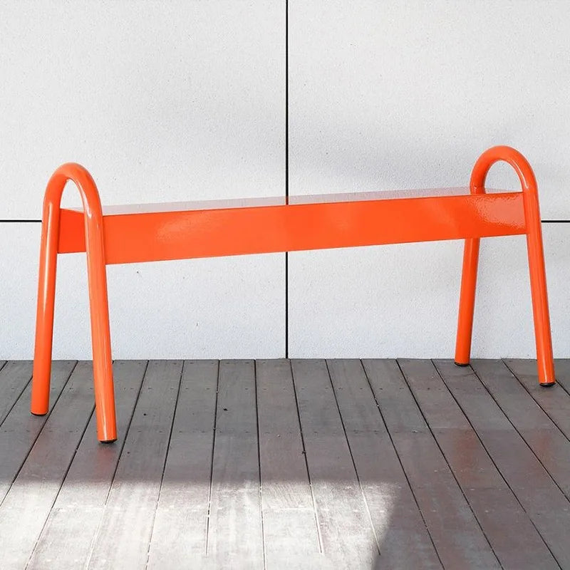 Modern Metal Footstool Bench – Indoor & Outdoor Low Stool Metal Footstool Bench Babs