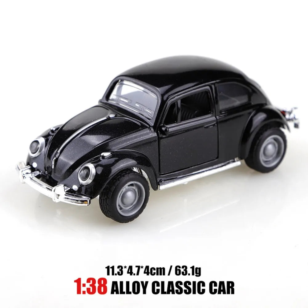 Retro Beetle Alloy Die-Cast Car Model – Collectible Gift Die-Cast Car Model Babs black