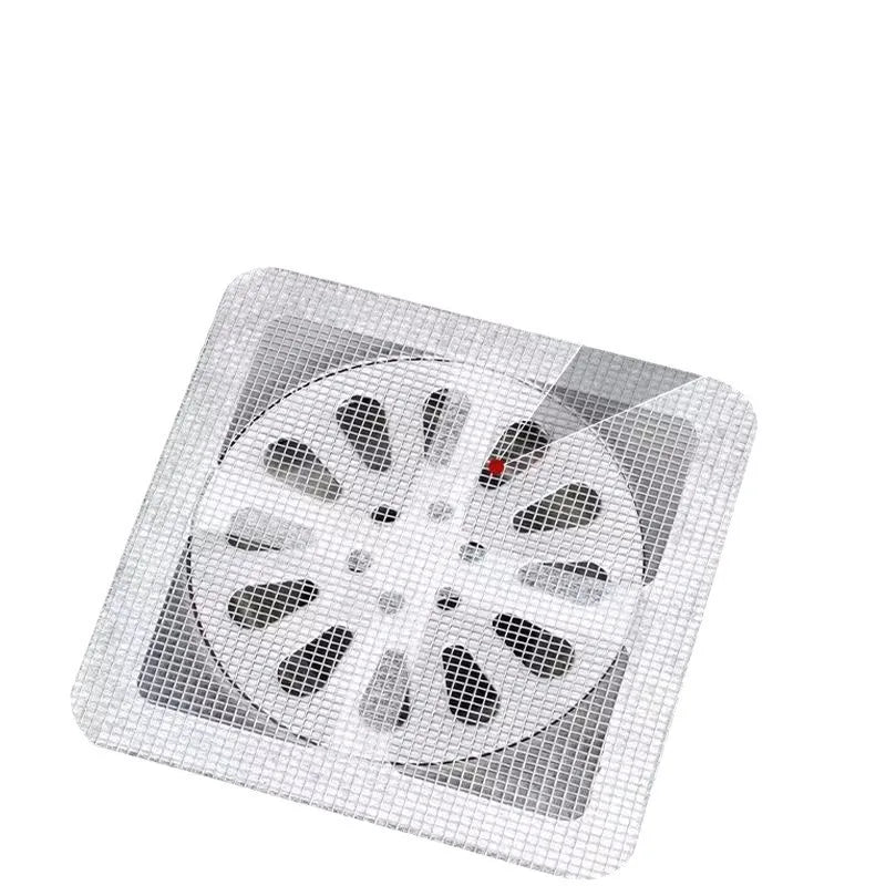10Pcs Disposable Floor Drain Hair Catcher Mesh Sticker Filter Net Drain Filter Sticker Babs 10Pcs