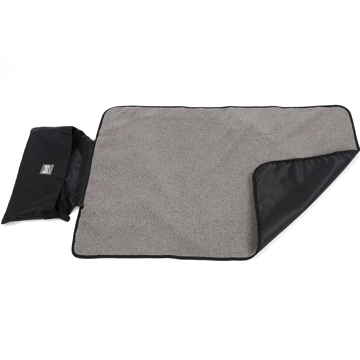 Waterproof Foldable Dog Pet Blanket – All-Season Travel Mat Pet Blanket Mat Babs Black (Wool) 100cmX70cm