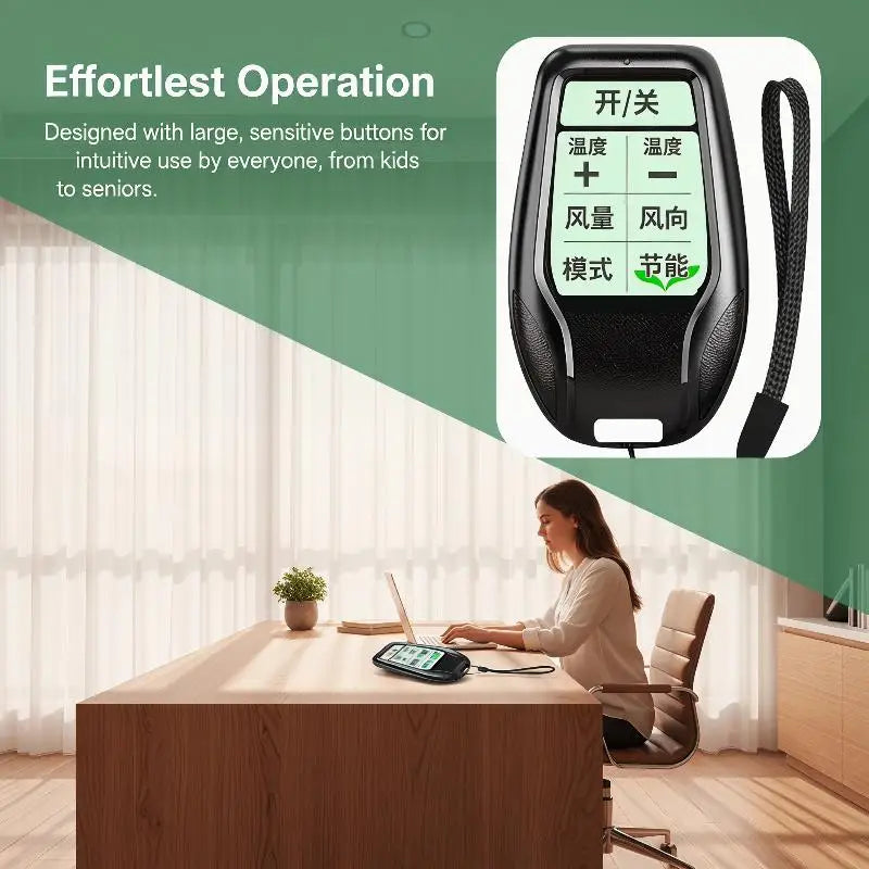 Universal AC Remote Control – One-Click, Fits All Brands AC Remote Control Babs