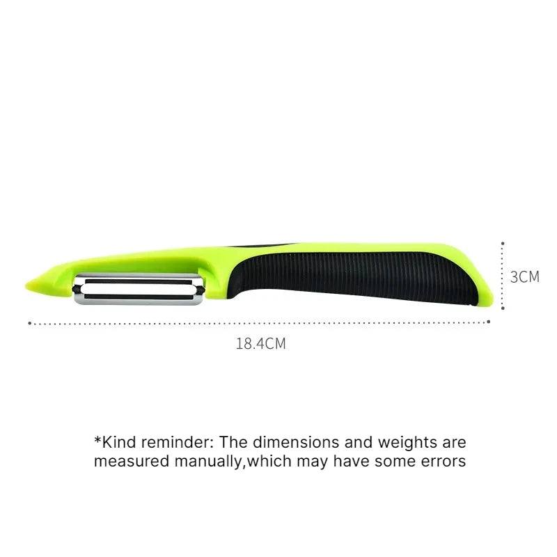 2-in-1 Vegetable & Fruit Peeler | Sharp Stainless Steel Blade Vegetable Peeler Babs