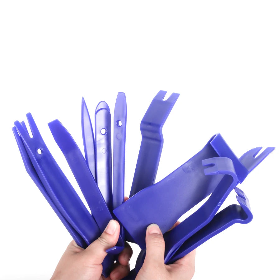 11-Piece Car Interior Panel Trim Removal & Pry Tool Kit Auto Trim Tool Kit Babs