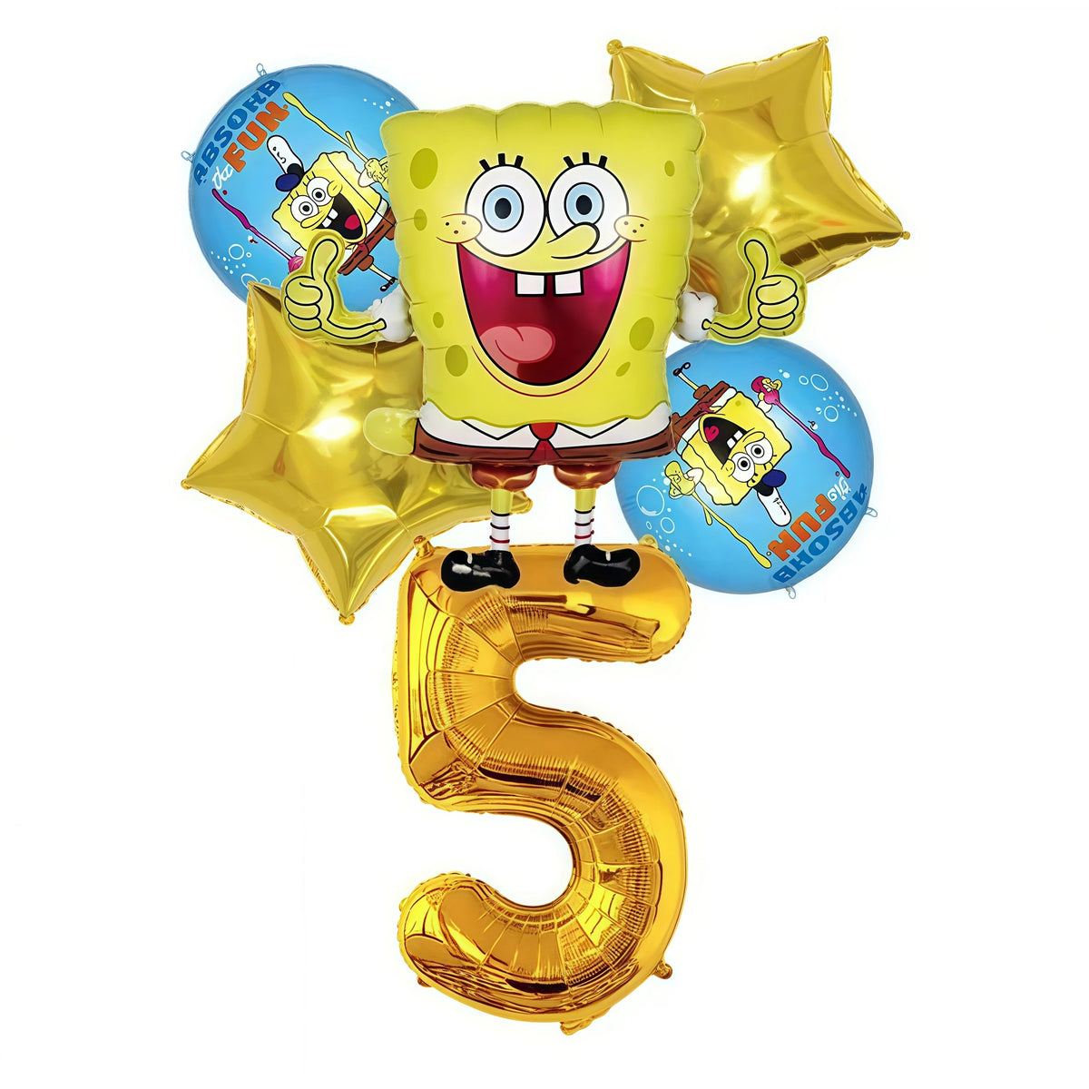 Cartoon Kids Birthday Party Decoration Set – Balloons, Backdrop & More