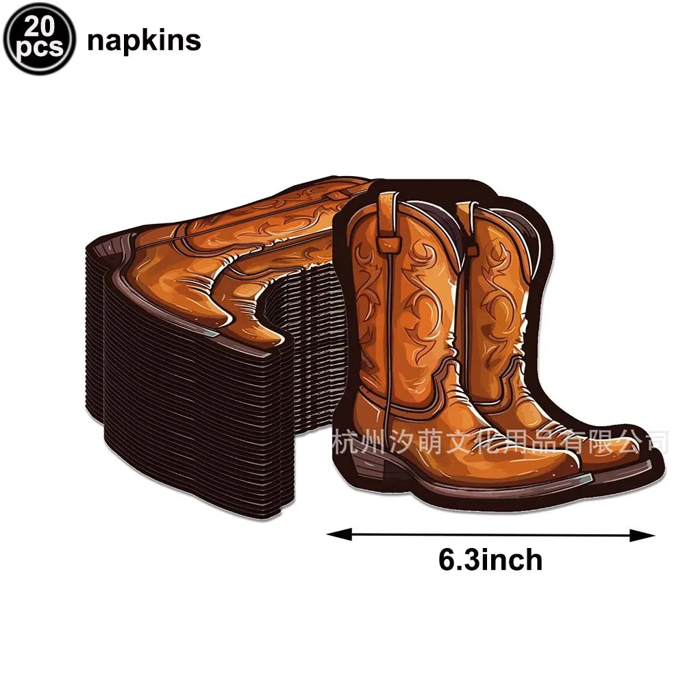 Western Cowboy Party Boxes – Hay Bale & Wine Barrel Decor Props Party Decoration Boxes Babs Brown AS show 28cm