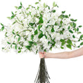Artificial Silk Rose Triangle Bouquet – Wedding & Home Decor Artificial Flower Bouquet Babs Beige 3 pcs