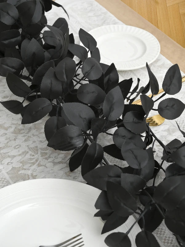 Artificial Vine Leaves – Wedding, Halloween & Home Décor Artificial Vine Garland Babs black 3 pcs
