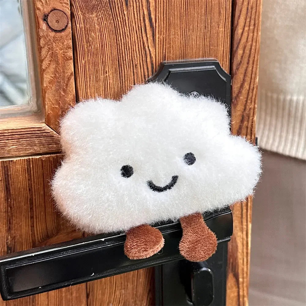 Cute Cloud Plush Brooch Keychain Bag Charm Pendant 1-20 PCS Plush Bag Charm Babs