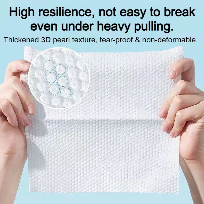 50/100Pcs Disposable Cotton Face Towels – Soft & Additive-Free Disposable Face Towels Babs