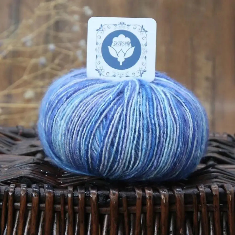 Multicolored Variegated Worsted Knitting Yarn – Super Soft Knitting Yarn Babs