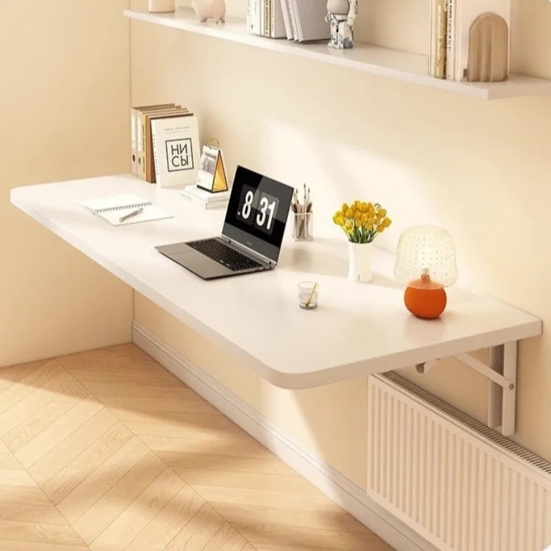 Wall Mounted Folding Desk – Solid Pine Wood Minimalist Table Folding Wall Desk Babs