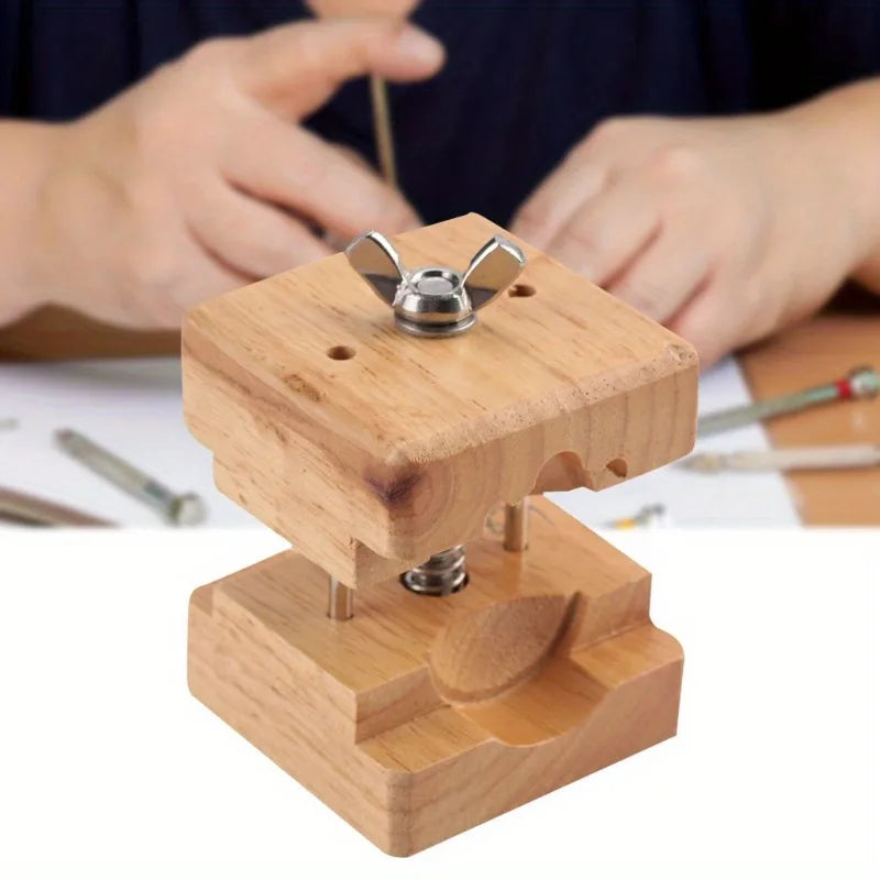 Wooden Watch Case Holder Vise Clamp – Watch Repair Tool Watch Repair Tool Babs