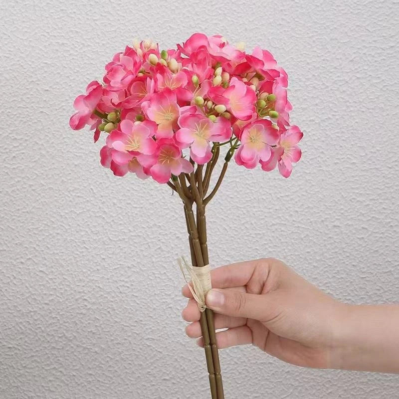 4-Pc Silk Jasmine Artificial Flowers – Wedding & Home Décor Artificial Flower Bouquet Babs color 6 1 bundle