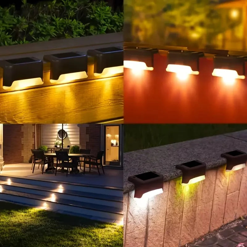Solar LED Stair Lights – IP65 Waterproof Fence & Garden Lights Solar Outdoor Light Babs
