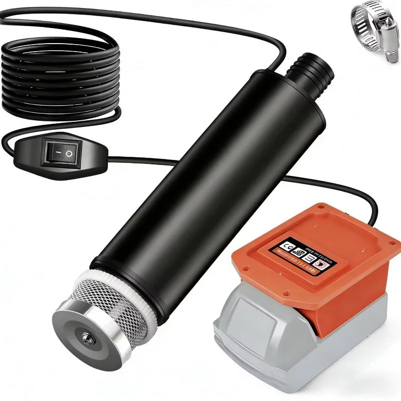 Cordless Submersible Water Pump – 18/20V Battery Compatible Submersible Water Pump Babs For Milwaukee