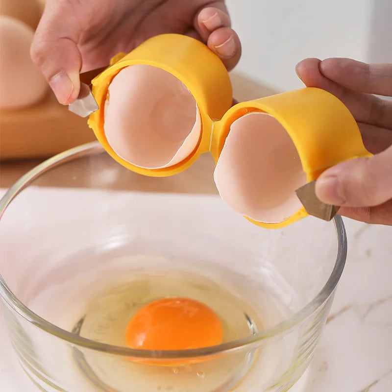 Egg Cracker Yolk Separator & Beater – Kitchen Baking Tool Egg Kitchen Tool Babs