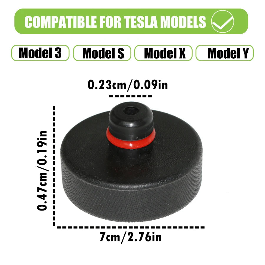 Tesla Rubber Lifting Jack Pad Set – Model 3/Y/S/X 2017–2024 Jack Pad Adapter Babs