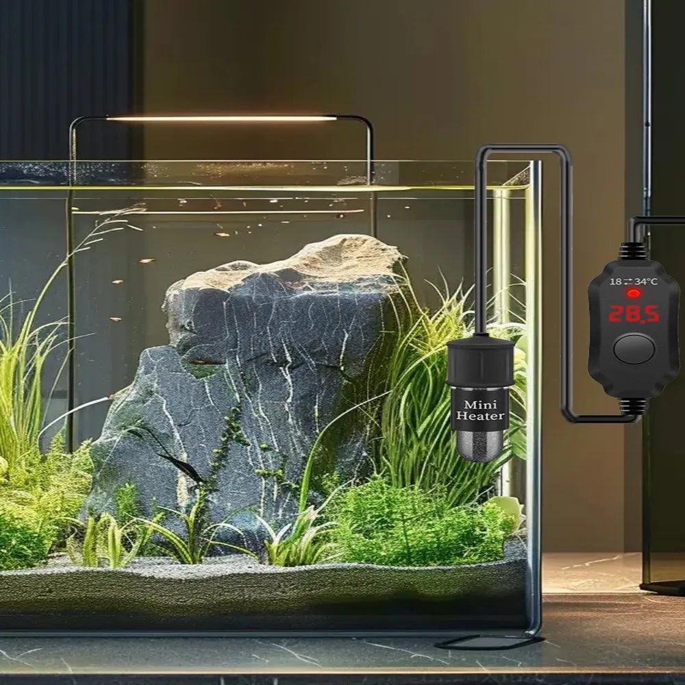 Mini Submersible Aquarium Heater | USB 10W, 18–34°C for 2L Tanks Aquarium Heater Babs