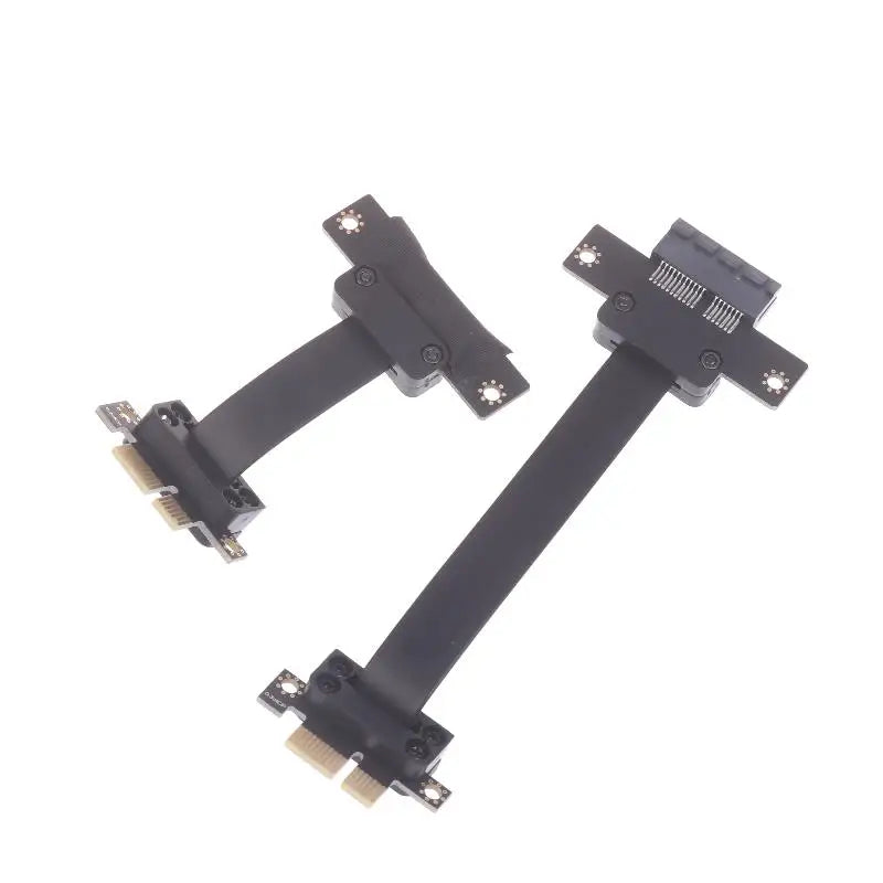 PCIe 3.0 x1 Riser Cable 90° Right Angle Extension Ribbon PCIe Riser Cable Babs